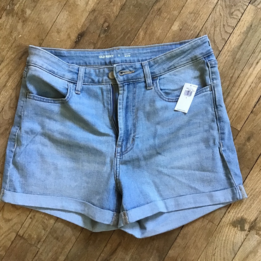 NWT High Rise WOW Denim Shorts